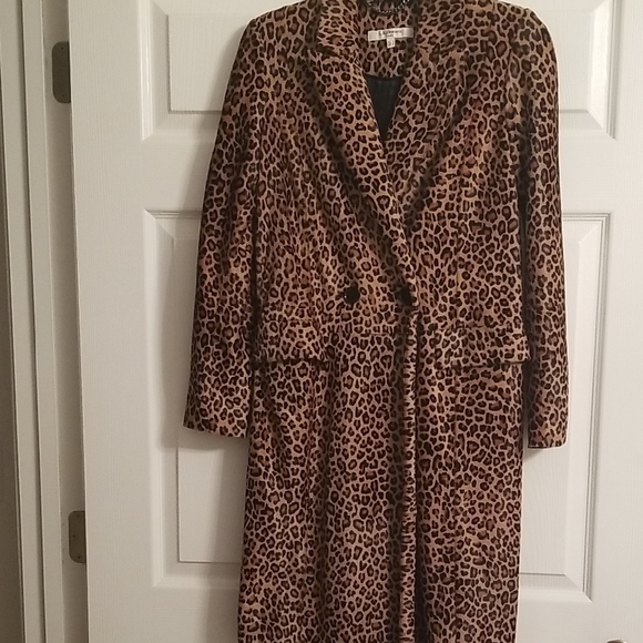 L.K.Bennett  coat ,animal print, horse hair ,size 4 - Picture 1 of 8